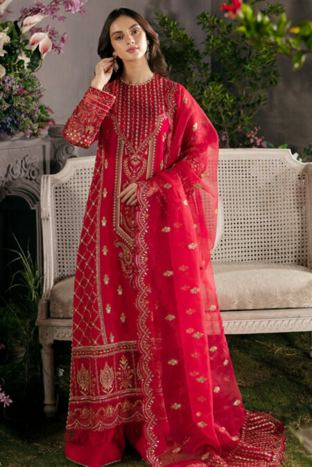 Pakistani suits brand Afrozeh La Fuchsia Collection 2023