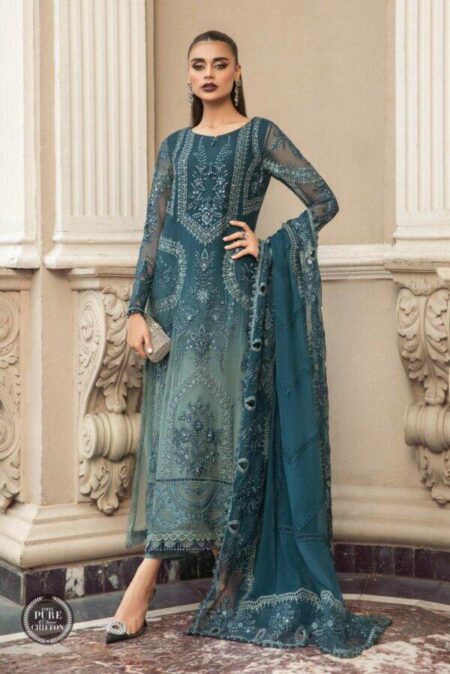 Maria B Collection Online in India | Buy Unstitched Chiffon Online