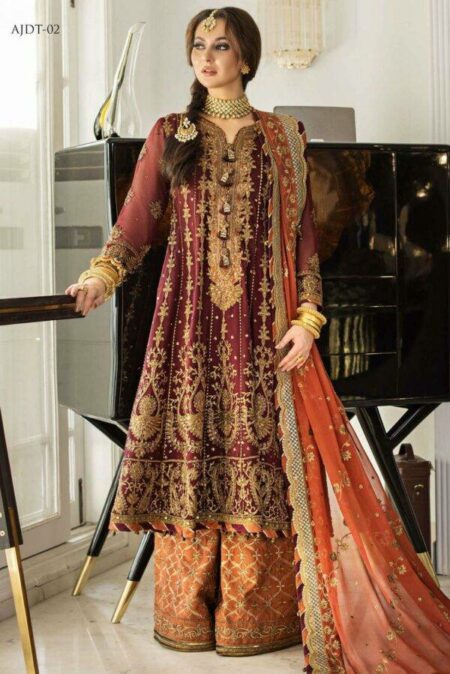 Hania amir wearing Asim Jofa Collection Online Vasl e yaar Collection